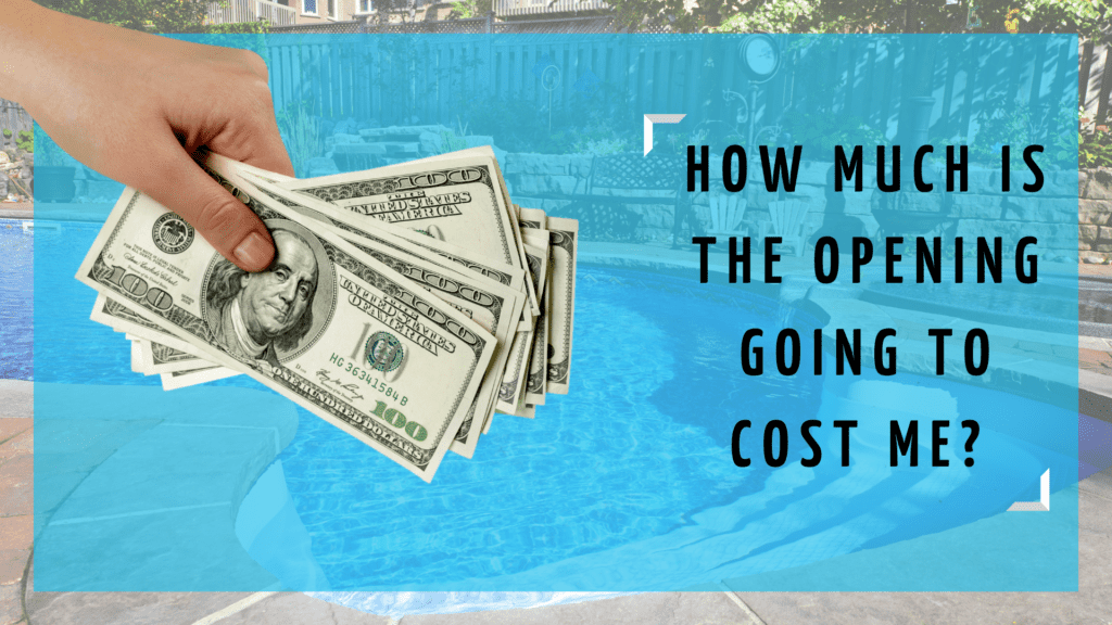 Pool Owner Thinking About Pool Opening Cost