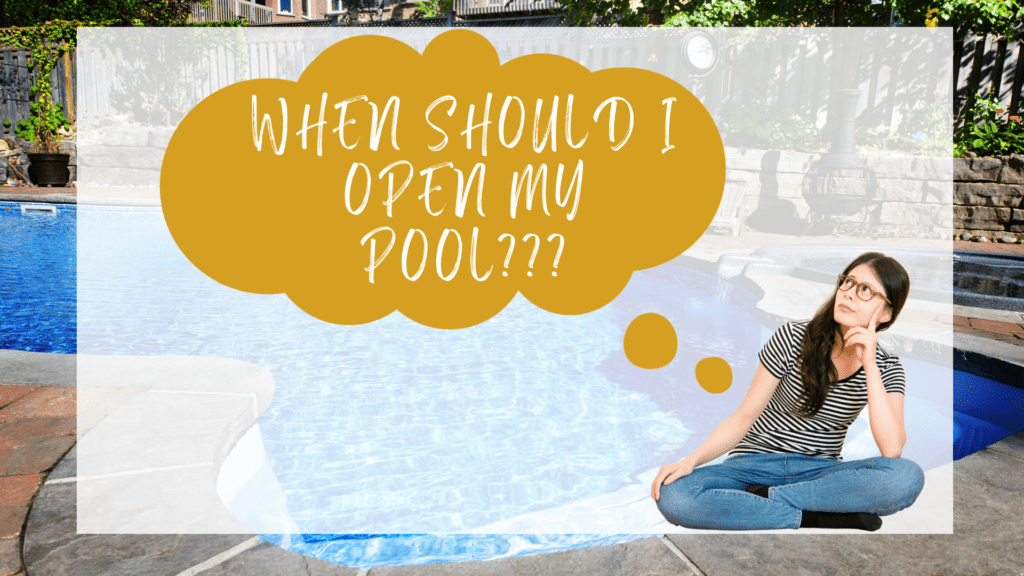 Girl Wondering Whether She Should Open Her Pool