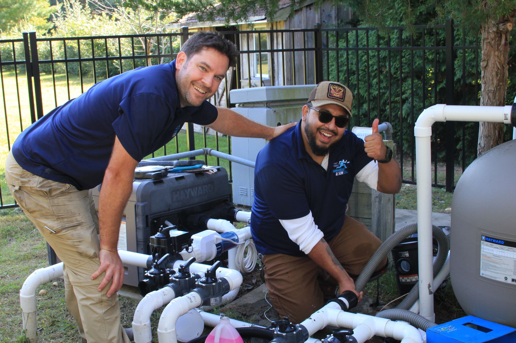 friendly pool pros at romanelli & son pool service